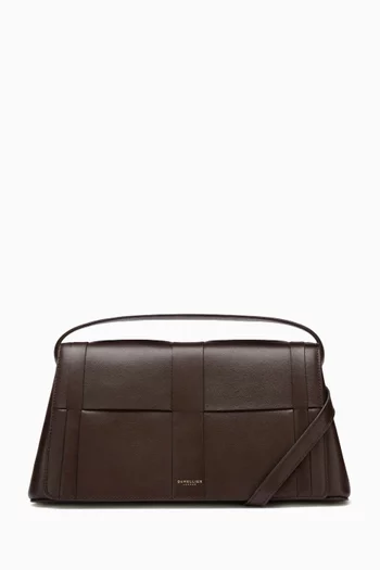 Medium Florence Shoulder Bag in Grain Leather