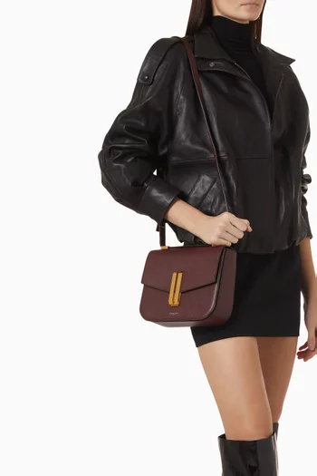 Medium Vancouver Crossbody Bag in Grain Leather