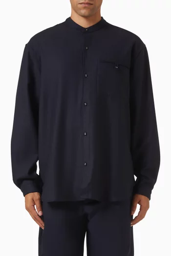 Jemsley Shirt in Wool-twill