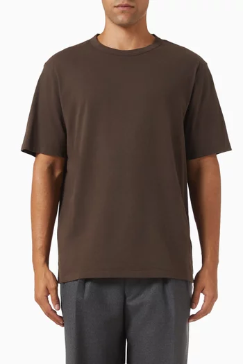 Crewneck T-shirt in Cotton-jersey