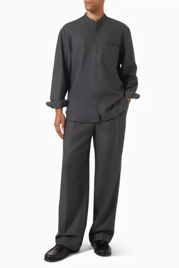 Jemsley Shirt in Wool-twill