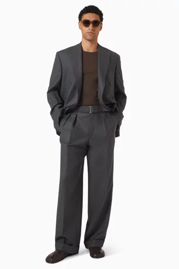 Nash Pleated Pants in Wool