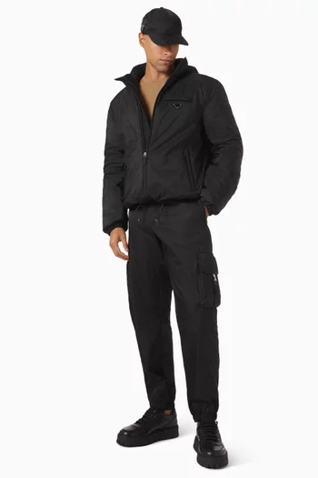 Hooded Puffer Jacket in Re-Nylon