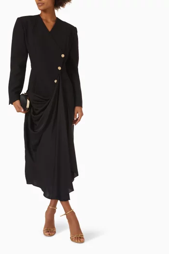 Stella Midi Dress in Viscose