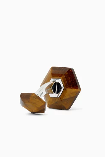 Hexa Facet Cufflinks
