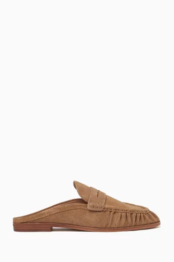 Betzy Mule Loafers in Suede