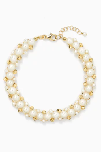 Danah Pearl Bracelet in 18kt Gold