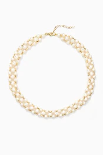 Danah Pearl Choker in 18kt Gold