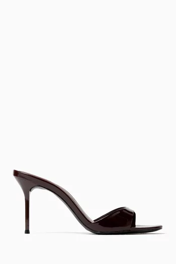 Sally Mule 91 Sandals in Patent Leather