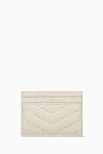 Cassandre Card Case in Grain de Poudre Leather