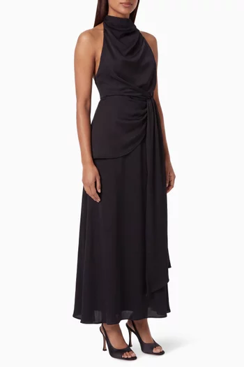 Auriella Halter Maxi Dress