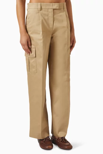 Chino Cargo Pants in Cotton
