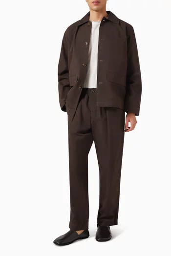 Warmus Jacket in Micro Canvas