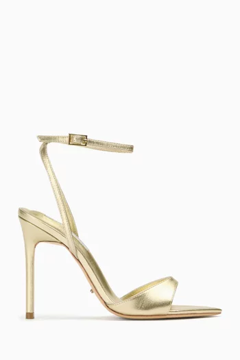 Molly 105 Sandals in Metallic Leather