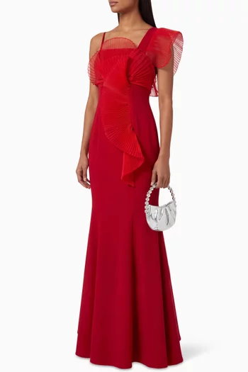 Ruffle-detail Dress