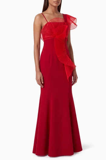 Ruffle-detail Dress