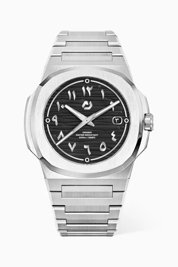 OS Trench Quartz Watch in Stainless Steel, 40mm