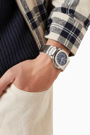 OS Azure Quartz Stainless Steel Watch, 40mm