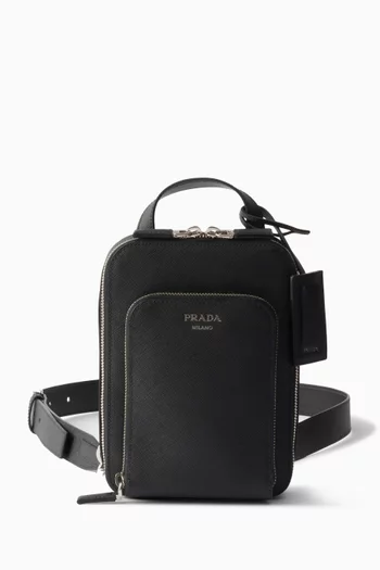 Backpack in Saffiano Leather