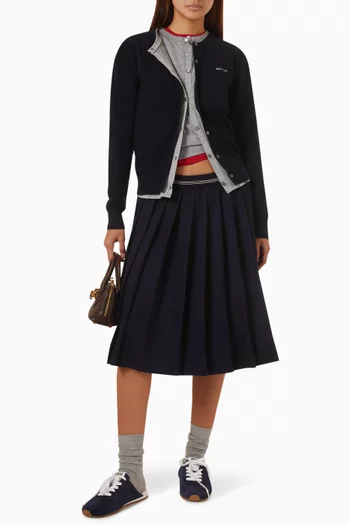 Contrast-trim T-shirt in Jersey