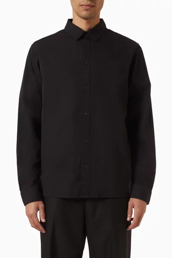 Garment-dyed Shirt in Organic Cotton