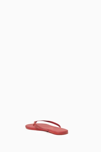 Lily Pigments Flip Flops in Leather