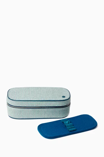 Unused Escale Case in Tricolor H Canvas