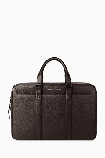 177 Dual Briefcase in Leather