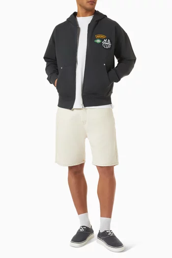 Decker Zip Hoodie in Organic Cotton