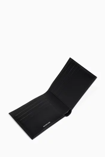 Le City Uptown Square Folded Wallet in Grained Calfskin