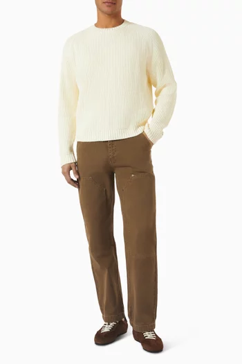Lucas Carpenter Straight-leg Pants in Cotton