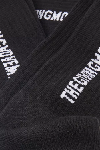 Long Length Socks, Set of 3