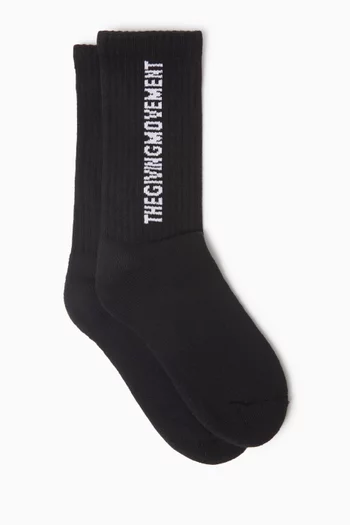 Long Length Socks, Set of 3