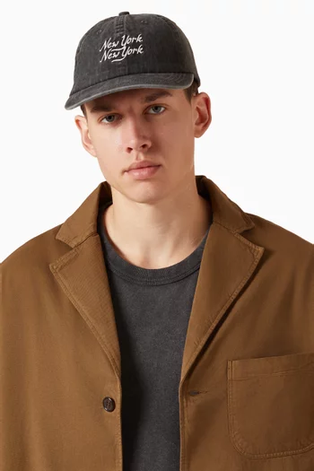 Washed Script Cap