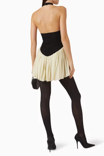 Mirada Draped Halter Playsuit