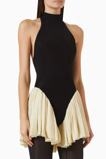 Mirada Draped Halter Playsuit