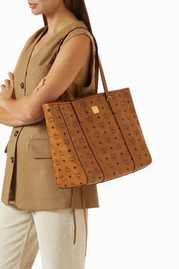 Toni Shopper Tote Bag in Visetos Canvas