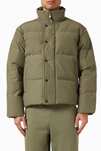Unisex Bayview Down Parka Jacket in Recycled Organic Arctic Tech