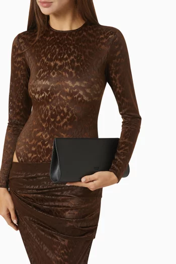 Small Slim Clutch in Vegan Ultrafiber