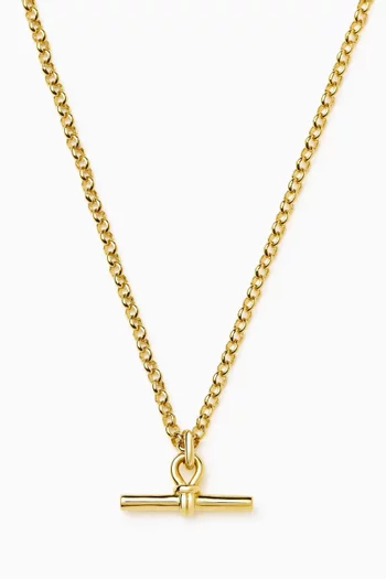 Chunky T-Bar Chain Necklace