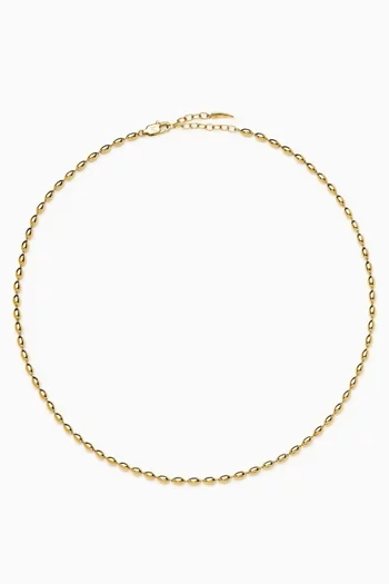 Molten Olive Chain Necklace