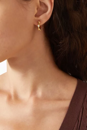 Lucy Williams Tennis Small Hoop Earrings