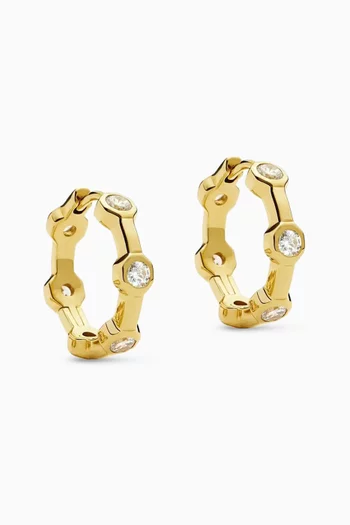Lucy Williams Tennis Small Hoop Earrings