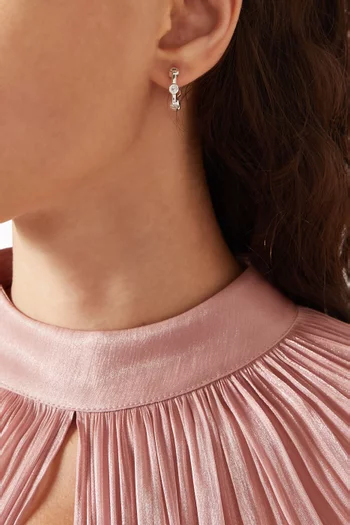 Lucy Williams Tennis Small Hoop Earrings