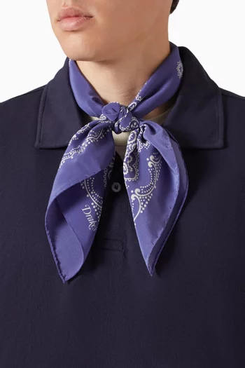 Traditional-printed Bandana in Silk
