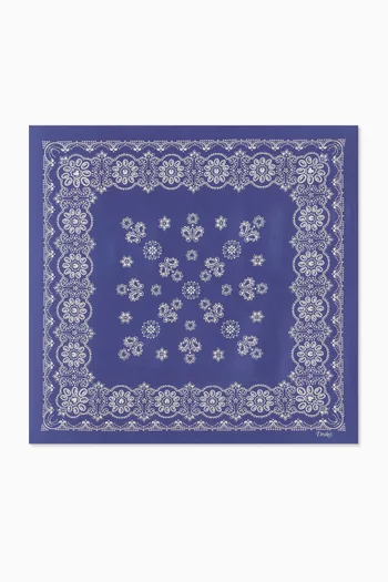 Traditional-printed Bandana in Silk