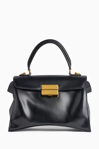 Small Hourglass Avenue Top Handle Bag