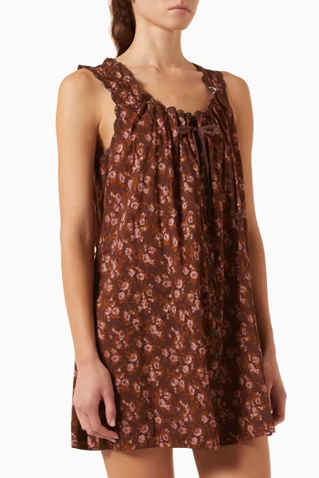 Holly Night Dress in Organic Cotton Blend