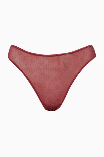 Thong in Mesh