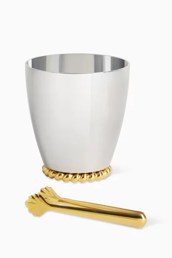 x Jessica McCormack Corde Ice Bucket & Tongs Set